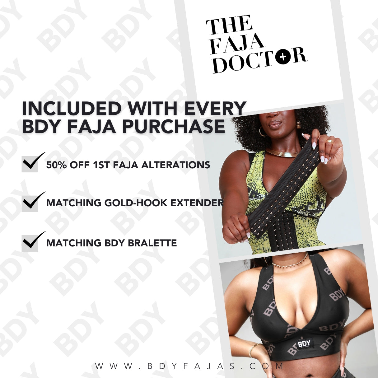 BDY Faux Leather | High Compression Faja