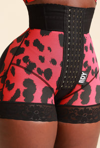 BDY Red Cheetah | High Compression Faja Shorts