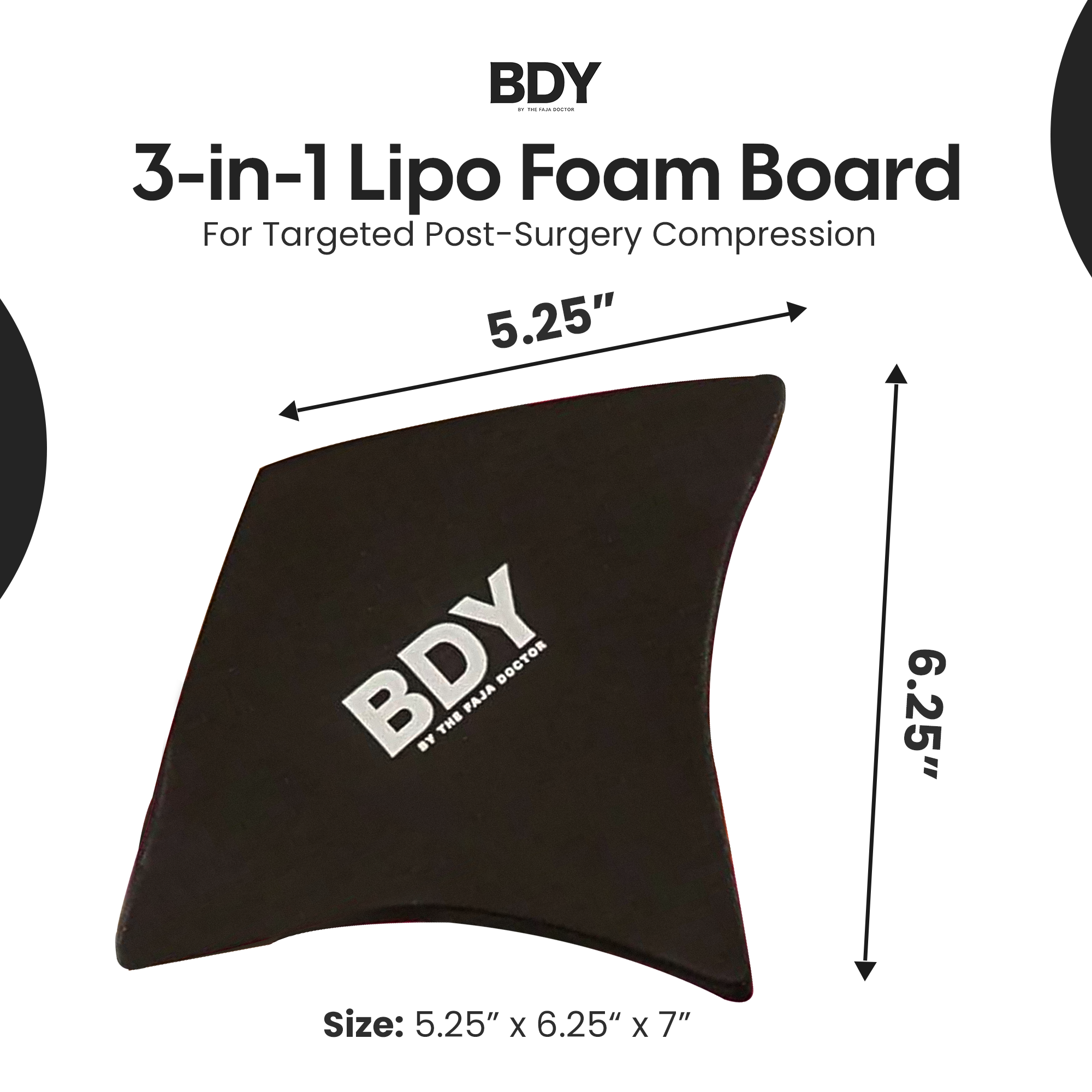 3-in-1 Targeted Compression Foam | FUPA, Underbust & Butt Cleavage Support