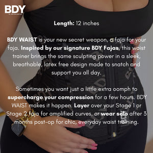 BDY WAIST | Latex Free Breathable Waist Trainer for Women
