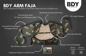 NEW!!! BDY Arm Faja with Underbust Closure | Designed for Arm Compression