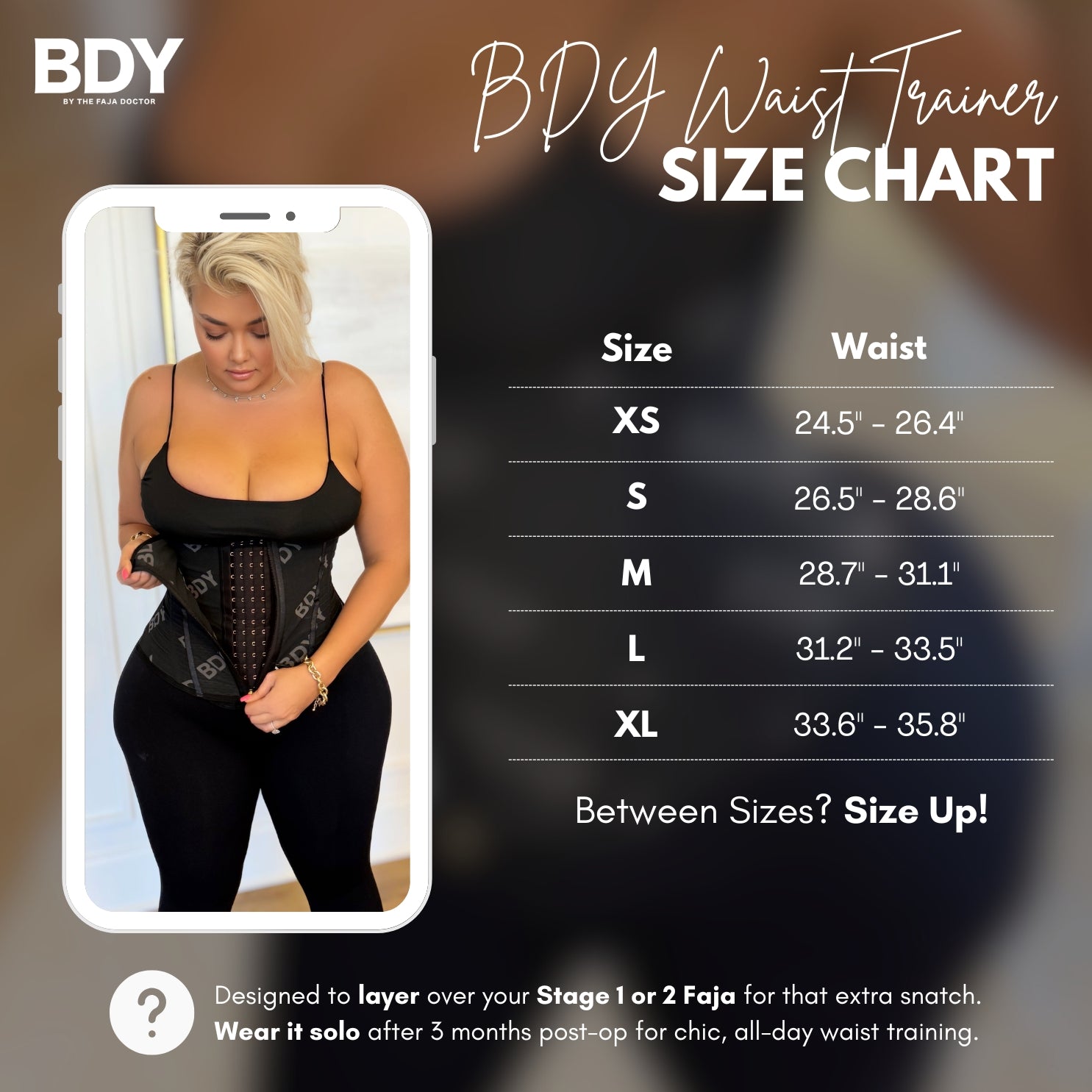 BDY WAIST | Latex Free Breathable Waist Trainer for Women