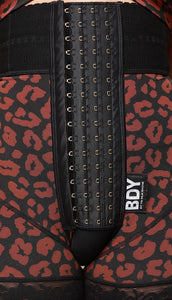 BDY Ultra High-Waisted Faja Shorts - Cognac Leopard