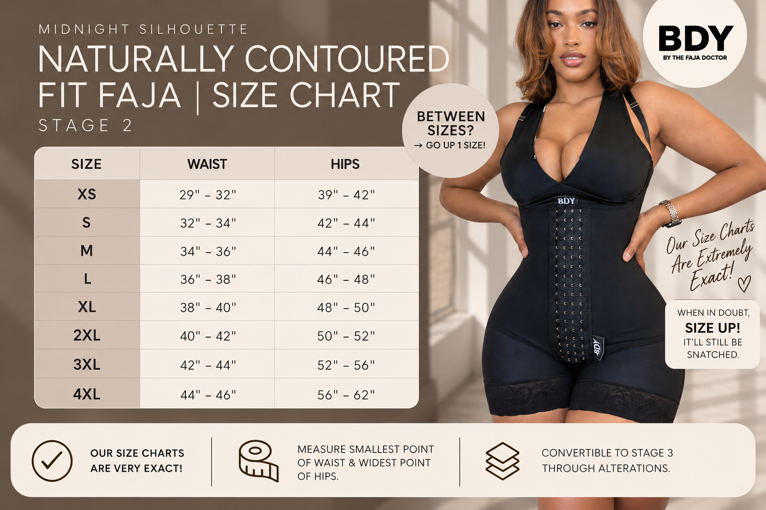The Midnight Silhouette | Stage 2 Faja Set | Seamless Back